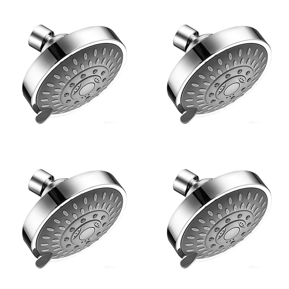 Shower Head, 5 Settings Showerhead With Adjustable Swivel Ball Joint 4712751223404