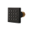 Shower Spa Brass Square Massage Body Brushed Nickel Matte Black 5