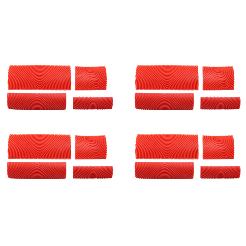4PCS Wood Graining Tool Set Wood Graining Wall Paint for Wall DIY