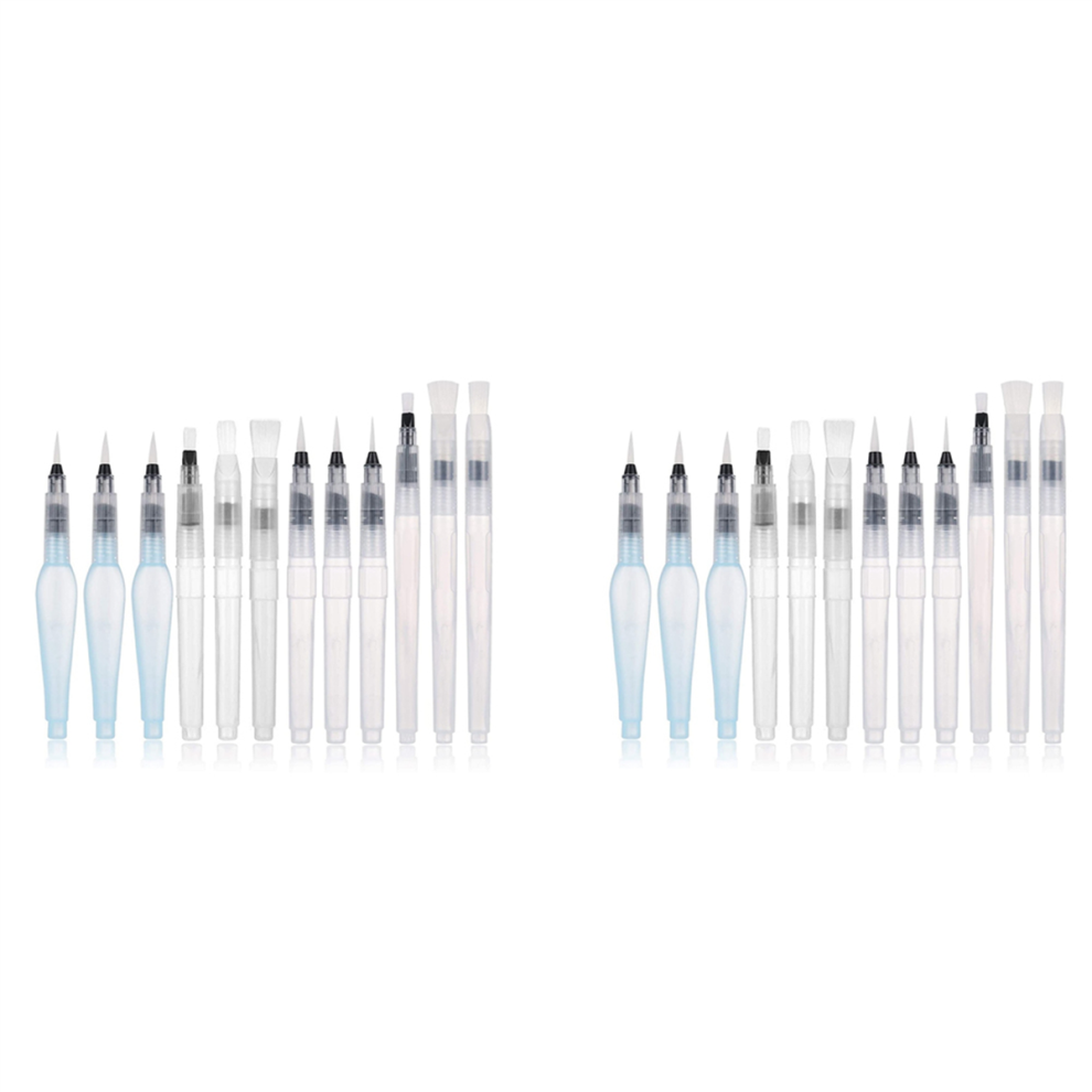Water Color Brush Pen Set Brush Pens For Student,Party,Craft (12Pcs) 4712751226641
