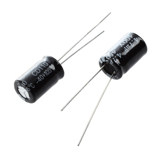 10 x 4.7uF 400V 105C Radial Electrolytic Capacitor 8x12m 2
