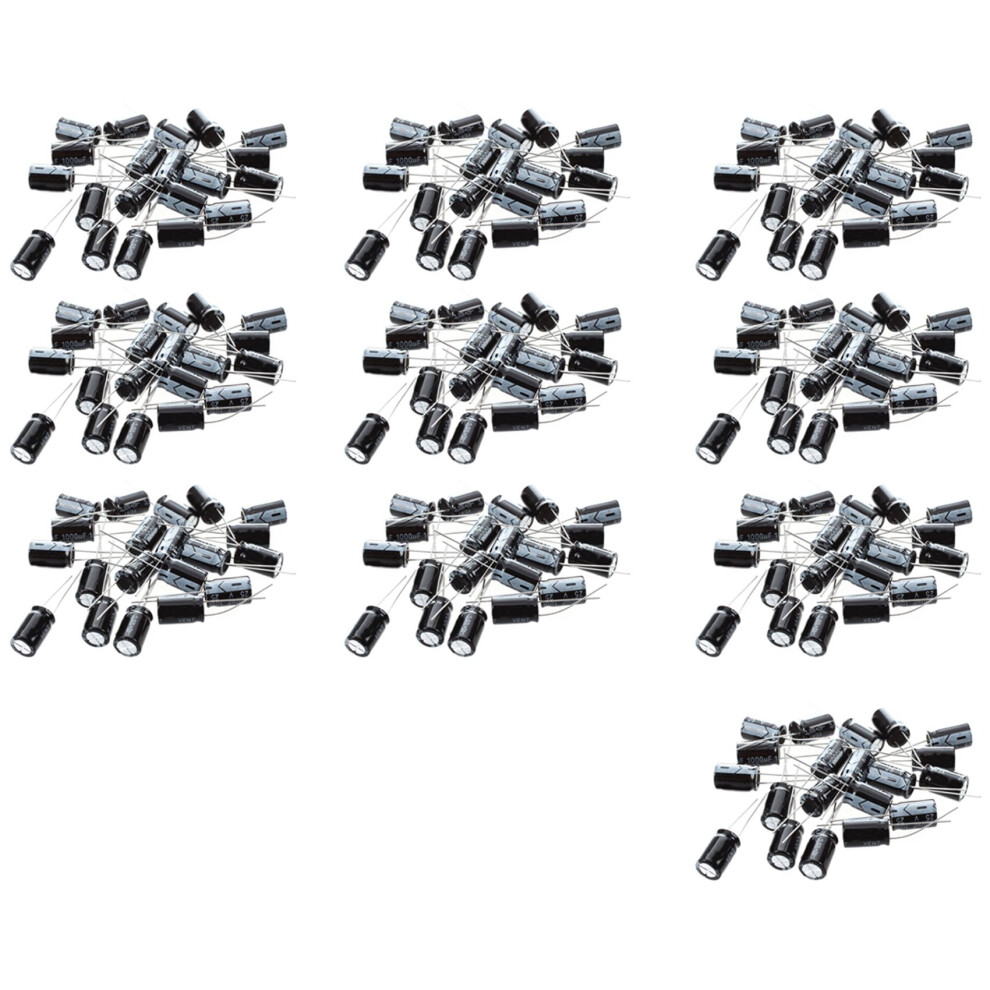 20 Pcs 1000Uf 25V 105C Radial Electrolytic Capacitors Black 10X17mm 4712751262892