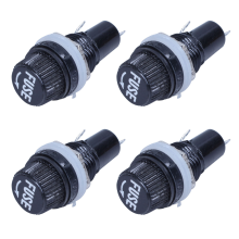 12mm De Panel Fusibles Soporte para 5x20mm Fusible
