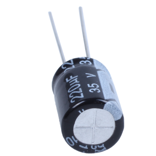 10 x 220uF 35V 105C Radial Electrolytic Capacitor 8x12mm 2