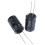 10 Pcs 22uF 400V 105C Electrolytic Capacitors Black 13mm x 21mm 3