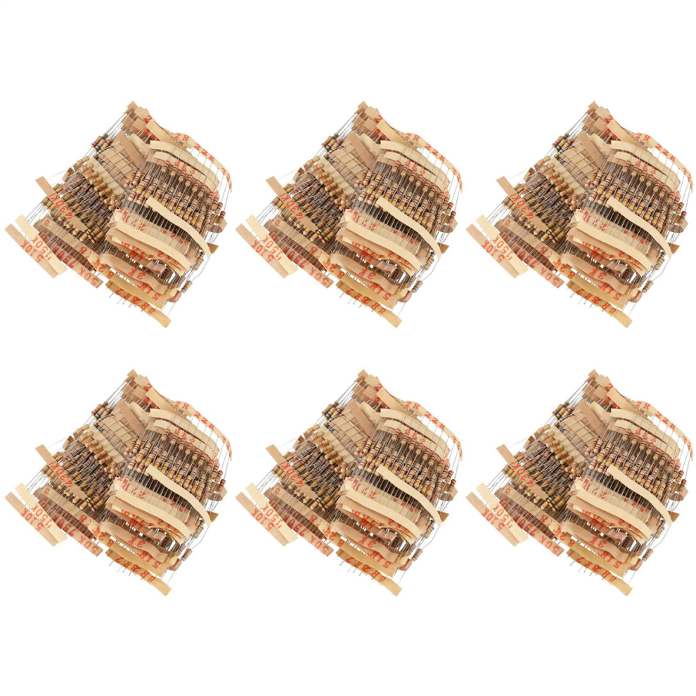 500Pcs 50 Values 1/2W 0.5W 5% Carbon Film Resistors Assorted Kit Set 4712751261789