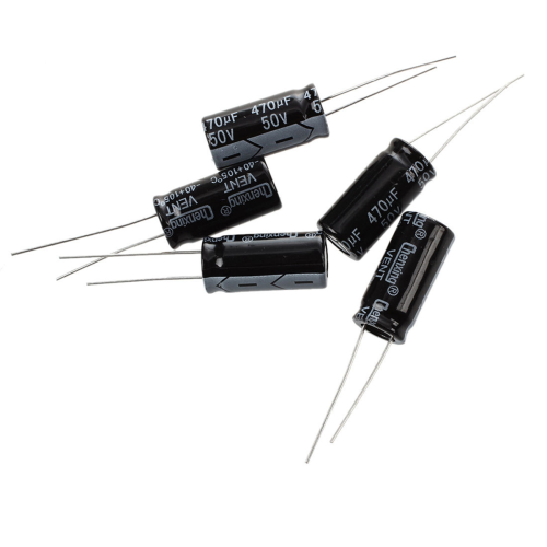 5 x 470uF 50V 105C Radial Electrolytic Capacitor 10x20mm 1