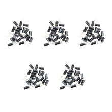 20 Pcs 1000uF 50V 13x25mm Aluminum Electrolytic Capacitors Black