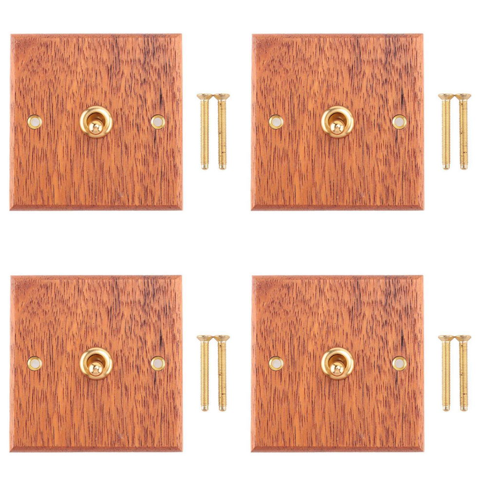 86 Type Solid Wood Panel Switch Wall Light Switch Socket 1- Switch 4712751251230