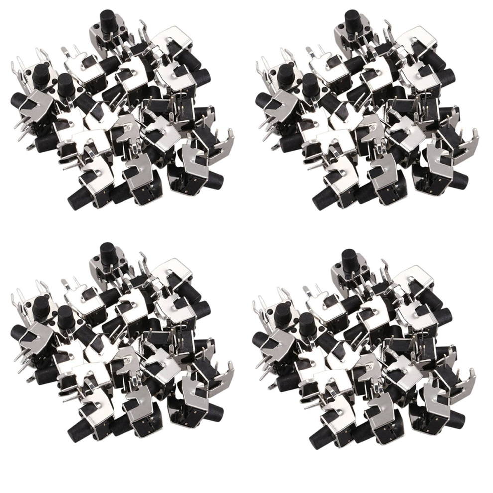 20 Pcs Momentary Right Angle Tactile Tact Push Button Switch 6X6x8mm 4712751267590