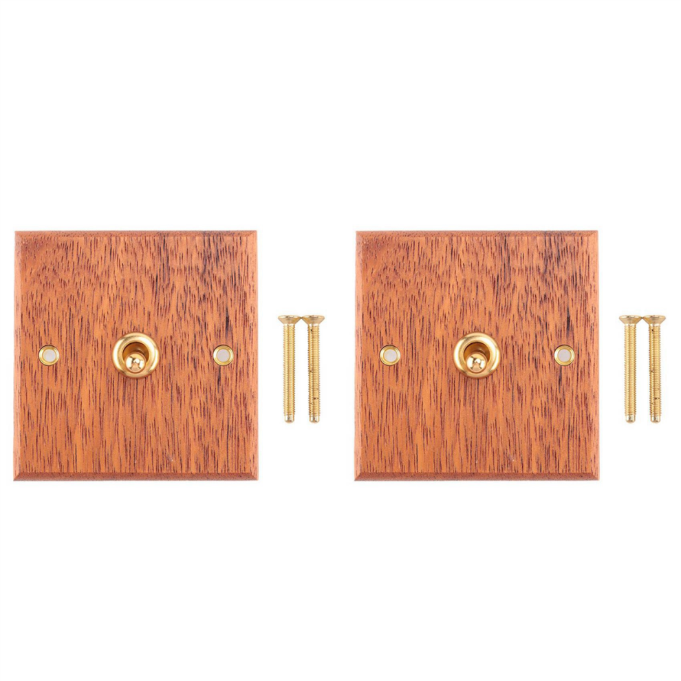 86 Type Solid Wood Panel Switch Wall Light Switch Socket 1- Switch 4712751251223