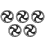 500mmx6mmX20mm Aluminum Rubber Measuring Encoder Meter Wheel 2