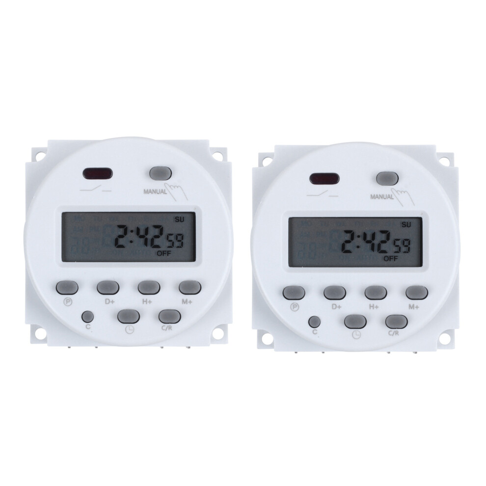 Dc12v Digital Lcd Power Programmable Timer Time Switch Relay 16A Amps 4712751253258