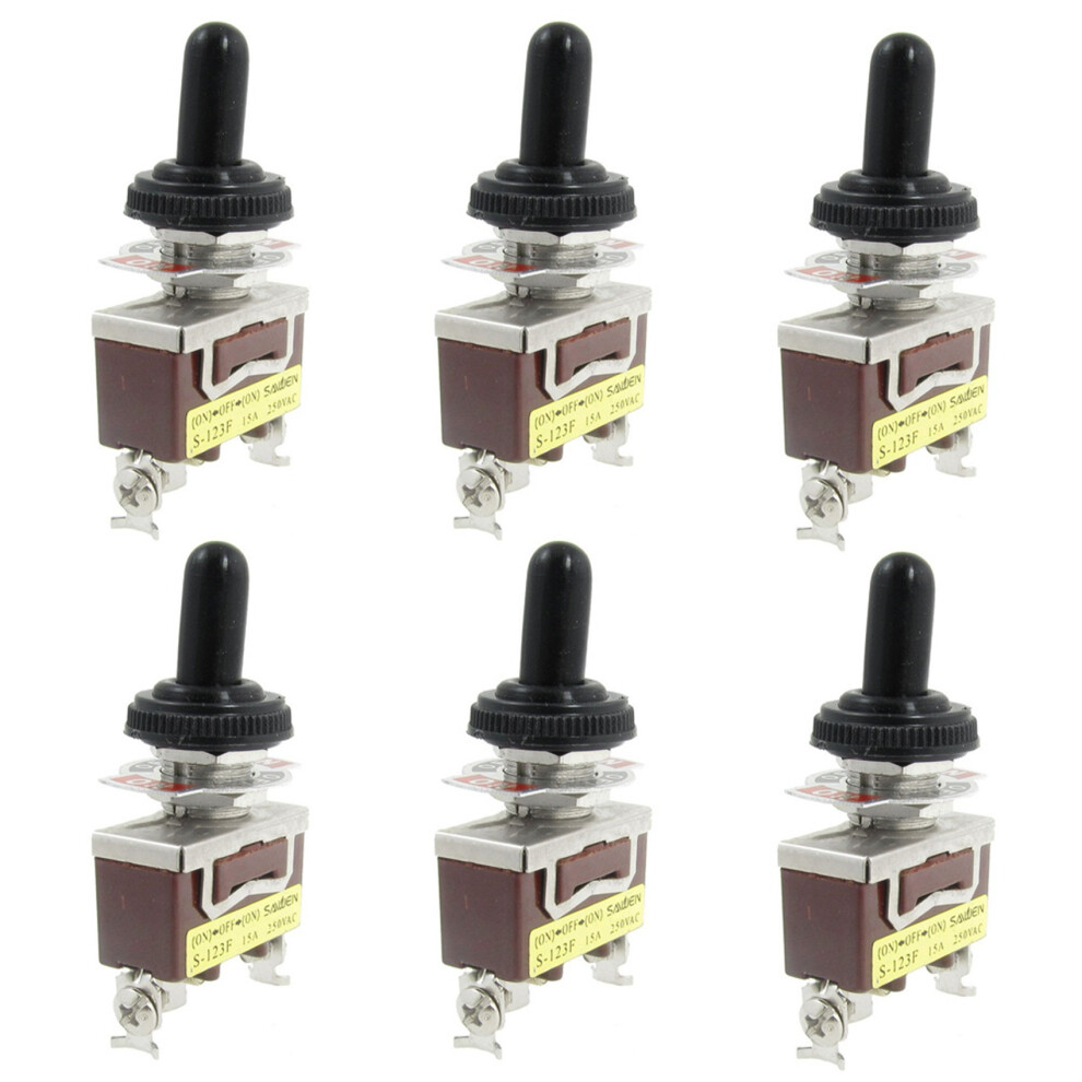 Ac 250V 15A Momentary Spdt Toggle Switch With Waterproof Boot 4712751251537