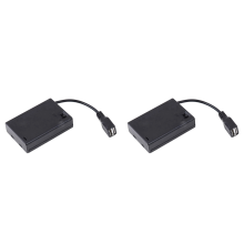 3XAA Battery Case with Cover&Switch Connected to Usb Female Connector