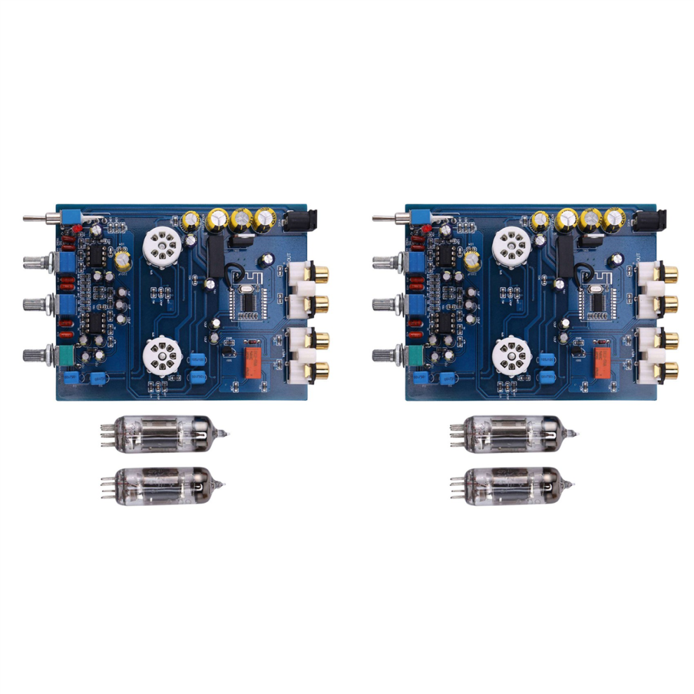 Ne5532 Dc12v2a Bluetooth 4.2 Hifi Preamp 6J5 Audio Tube Amplifier 4712751255931