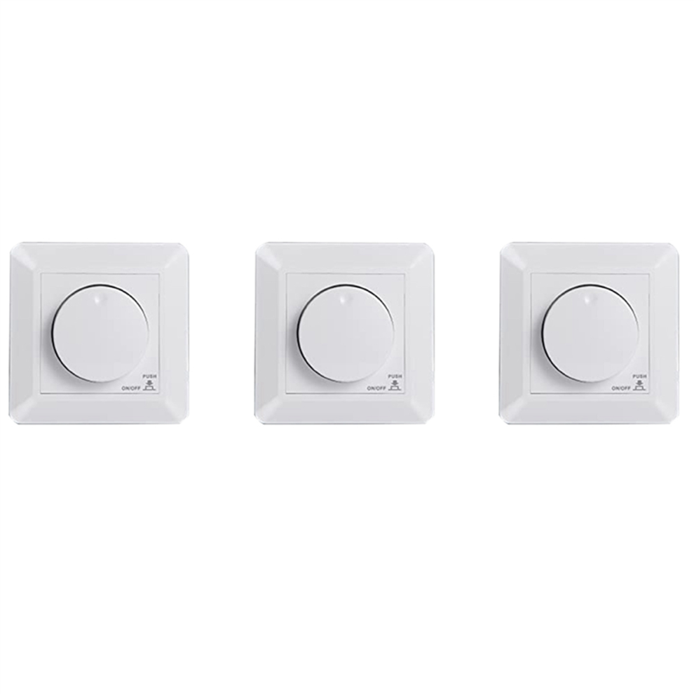 Led Flush-Mounted Dimmer Switch, For Dimmable Led And Halogen, 5-300W 4712751255054