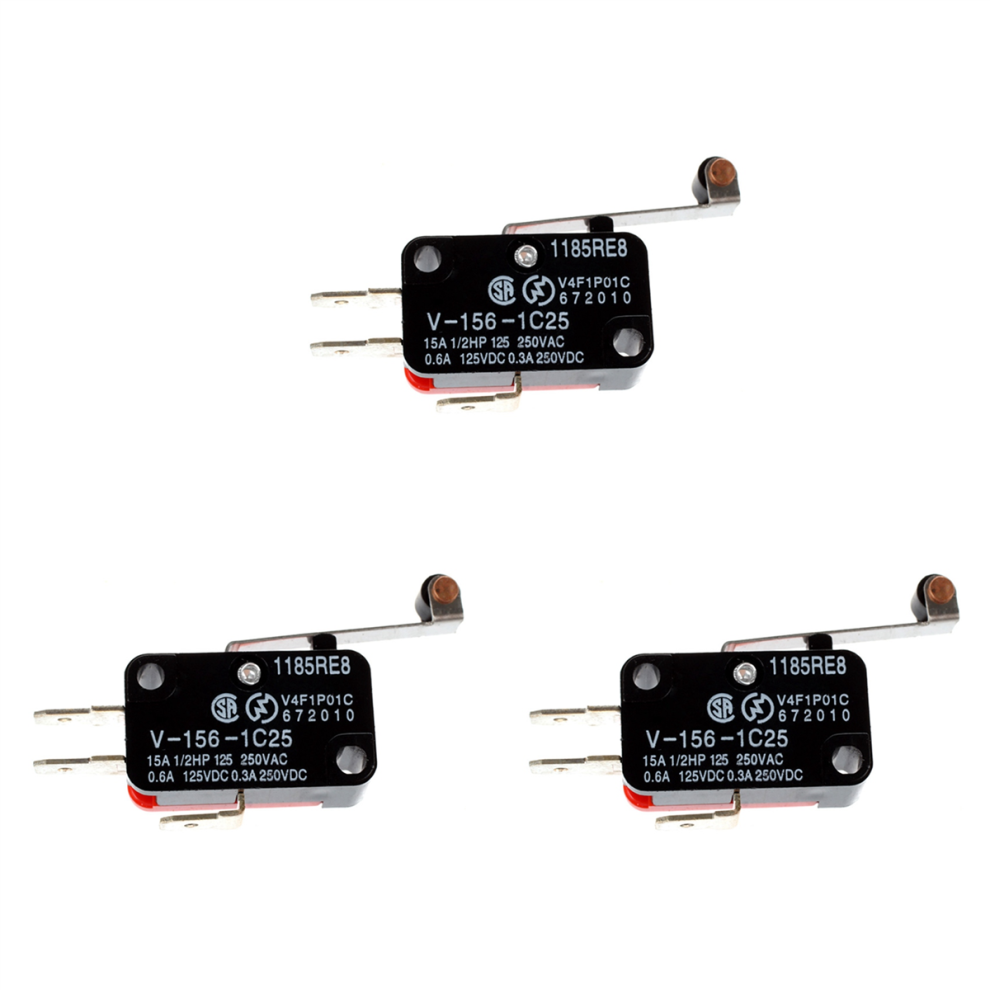 Mini Limit Switch Spdt Snap Action Lot - Red And Black 4712751255696