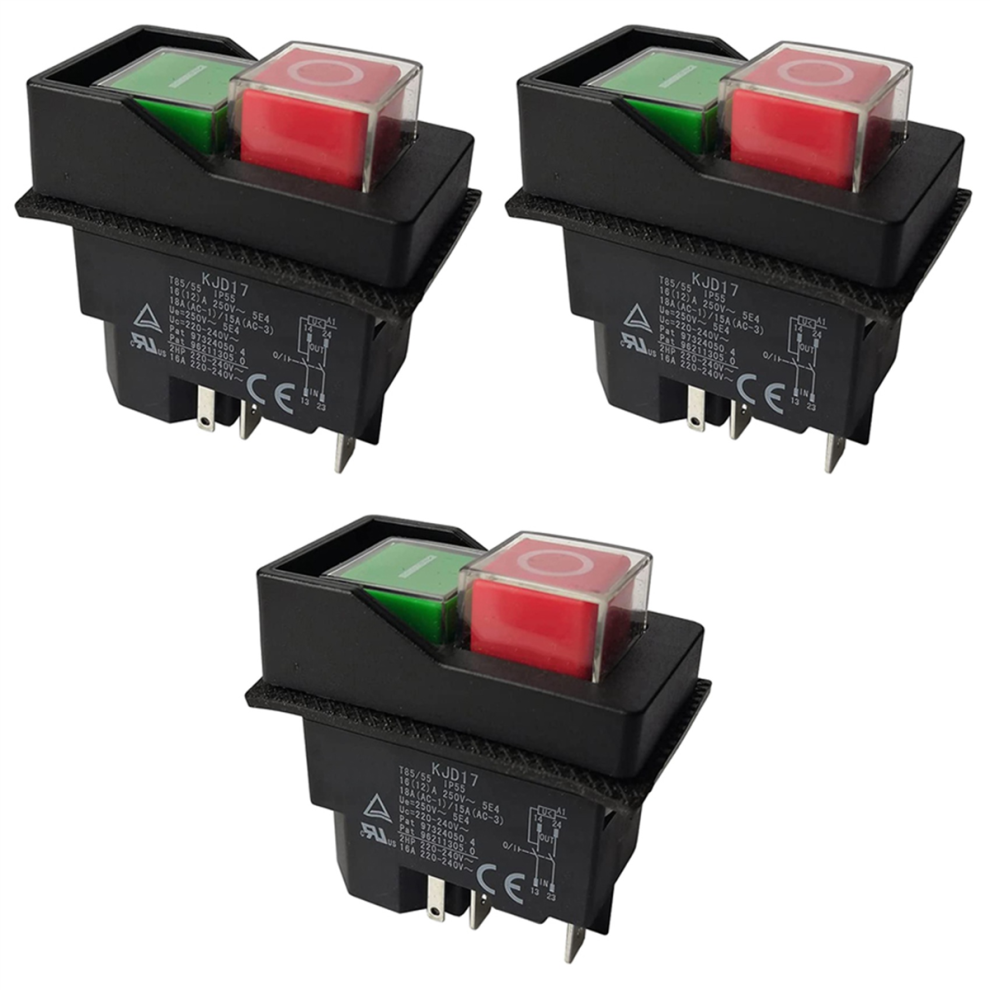 Electromagnetic Switches Pushbutton Switches Kjd17 220V 5 Pin 4712751253845