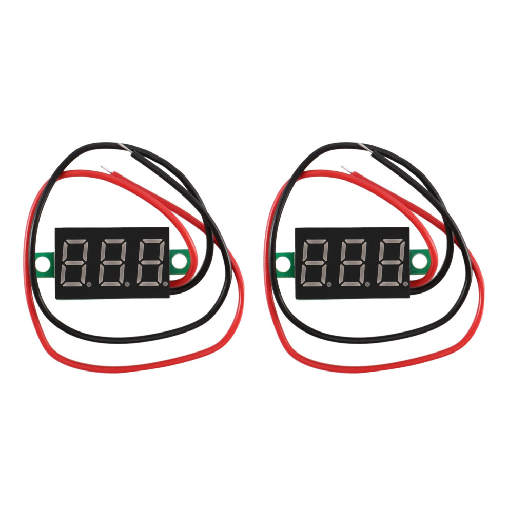 Mini Digital Voltmeter LED Spannungsanzeige Panelmeter 3.3-30V Gruen-image-OPC-PJ957ZS-NEW