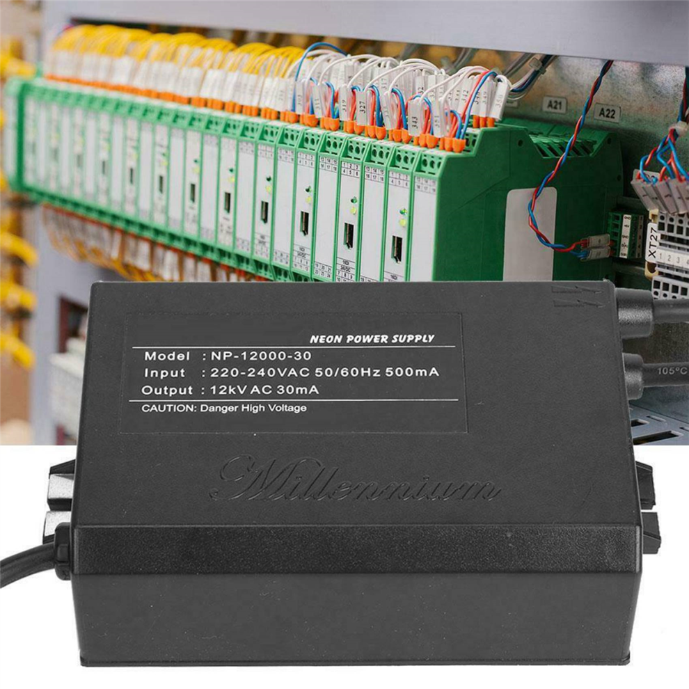 1Pc Neon Light Sign Transformer Power Supply P-12000-30 12Kv 30Ma 4712751257669