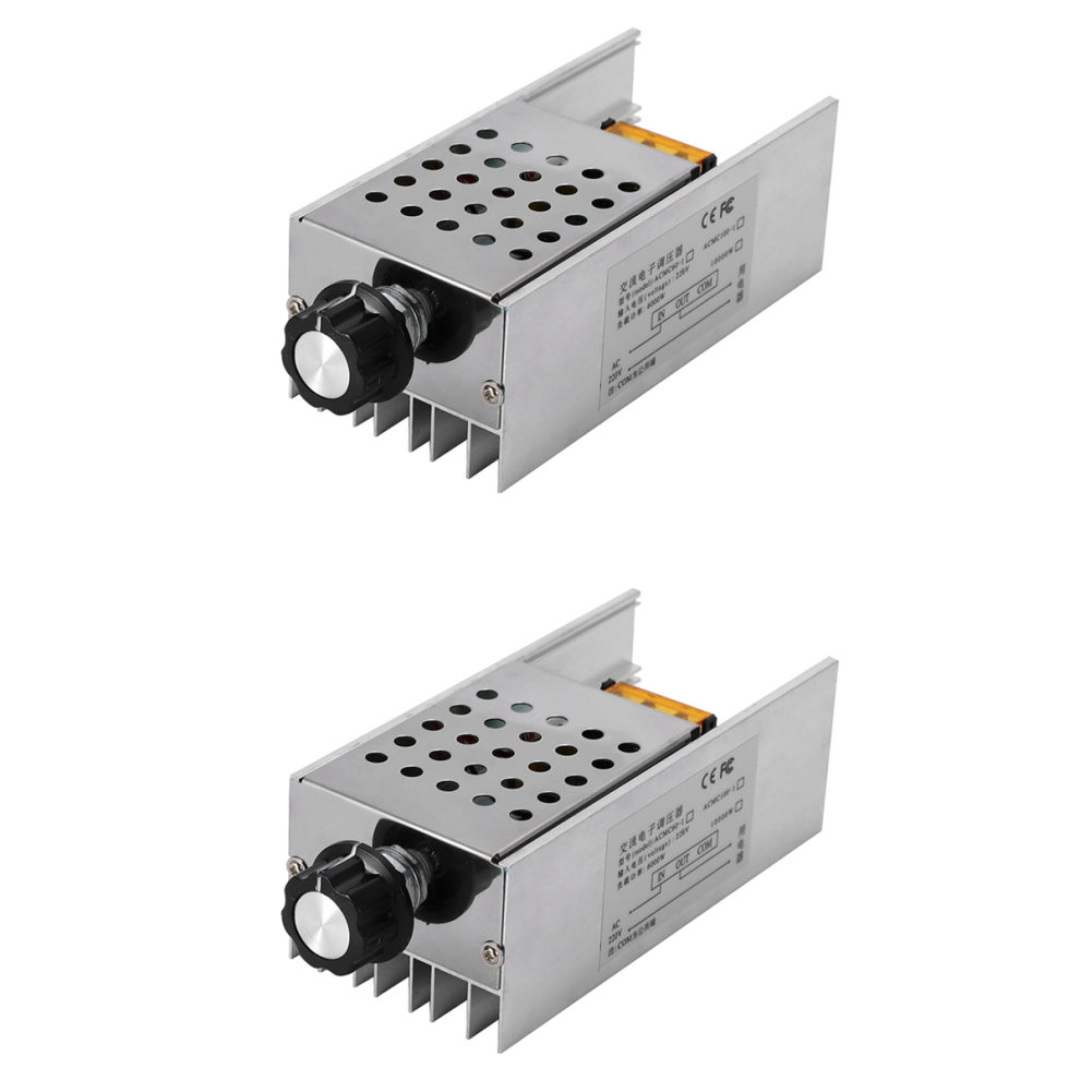 Ac 220V 6000W Dimmer Thermostat Speed Regulation Mold With Case 4712751269280