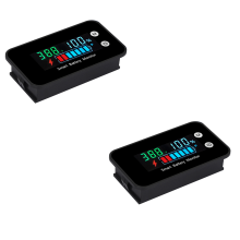 7-100V Digital Battery Capacity Tester, IPX7 Waterproof