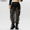 (M, green) INCERUN Mesh Men See Through Elastic Wiast Cargo Long Pants 2