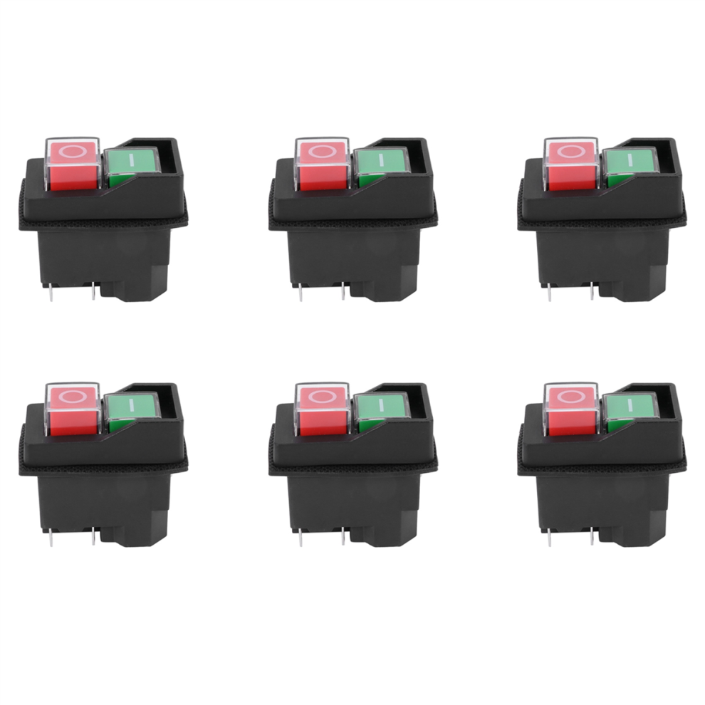 Waterproof Electromagnetic Push Button Switch 5 Pins Kjd17 220-240V 4712751257478