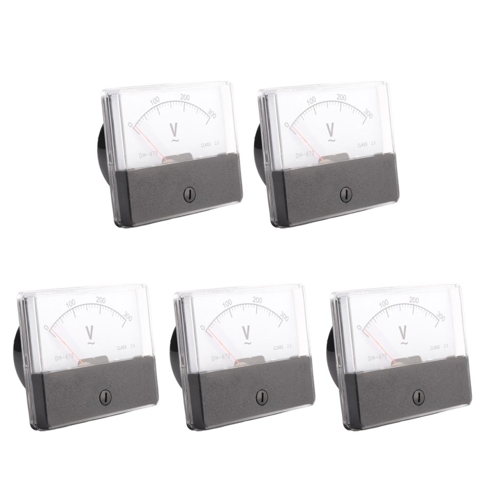 Rectangle Ac 0-300V Gauge Analog Panel Meter Voltmeter Dh670 4712751279630
