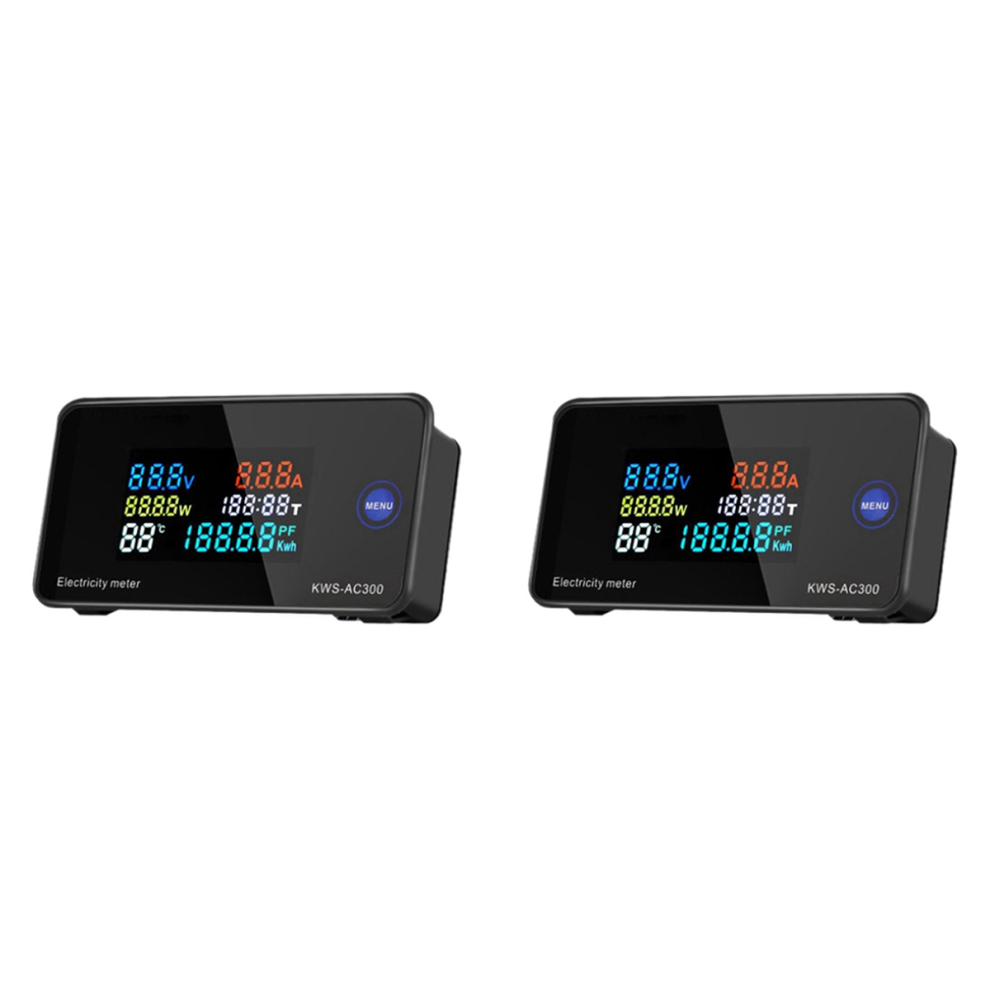 Ac 50-300V Voltmeter Ammeter Kws Powers Energy Meter Led Digital 4712751238804