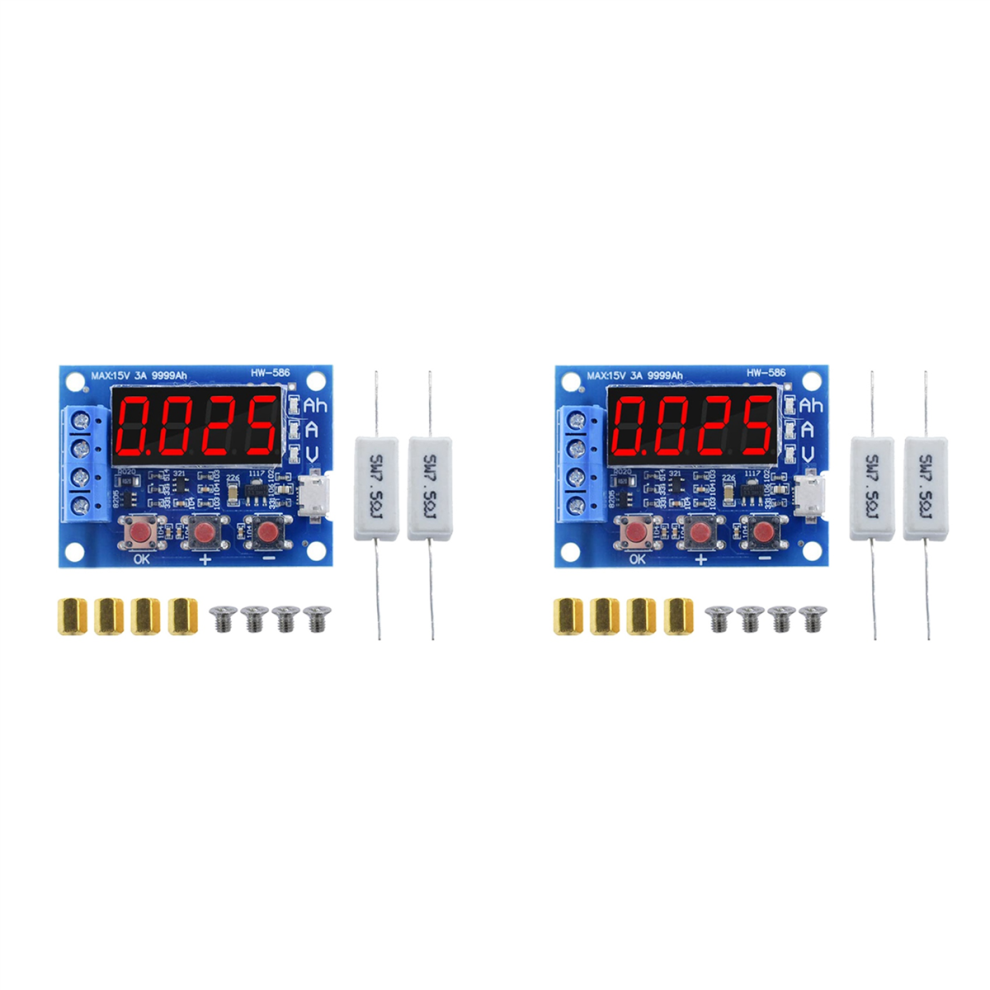 1.2V-12V Battery Capacity Meter Discharge Tester Analyzer 18650 4712751278725
