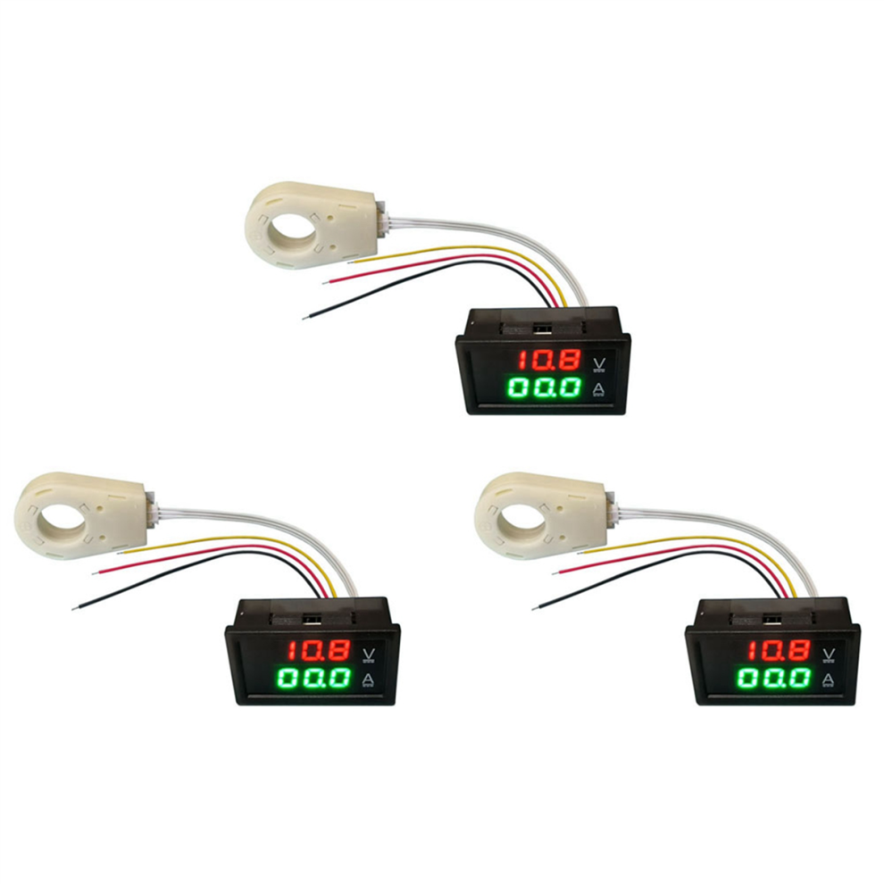 Hall Ammeter Voltmeter Dc 0-300V 200A Battery Monitor 12/24/36/48/60V 4712751279494