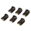 6PCS Brown Plastic Housing CR2032 Button Cell Battery Socket Holder 2