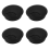 60mm Computer Desk Table Grommet Cable Port Wire Hole Cover 3 Pcs 1