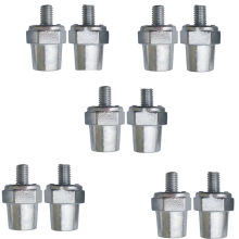 One Pair Zinc Alloy Battery Side Terminal Charging Posts Fit 8mm