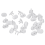50Pcs Anti Plugs Protector Cover Cap Two holes 2