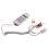 Telephone Phone Butt Test Tester Lineman Tool Cable Set Grey White 6
