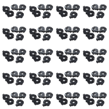 CR2016 2025 2032 Coin Cell Button Battery Holder Socket Black 5 Pcs