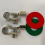 1 Pair Battery Terminals Connectors Clamps Copper Terminal Kit 17mm 5