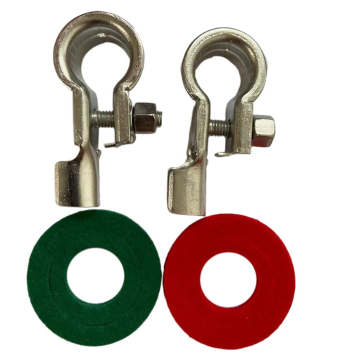 1 Pair Battery Terminals Connectors Clamps Copper Terminal Kit 17mm 1
