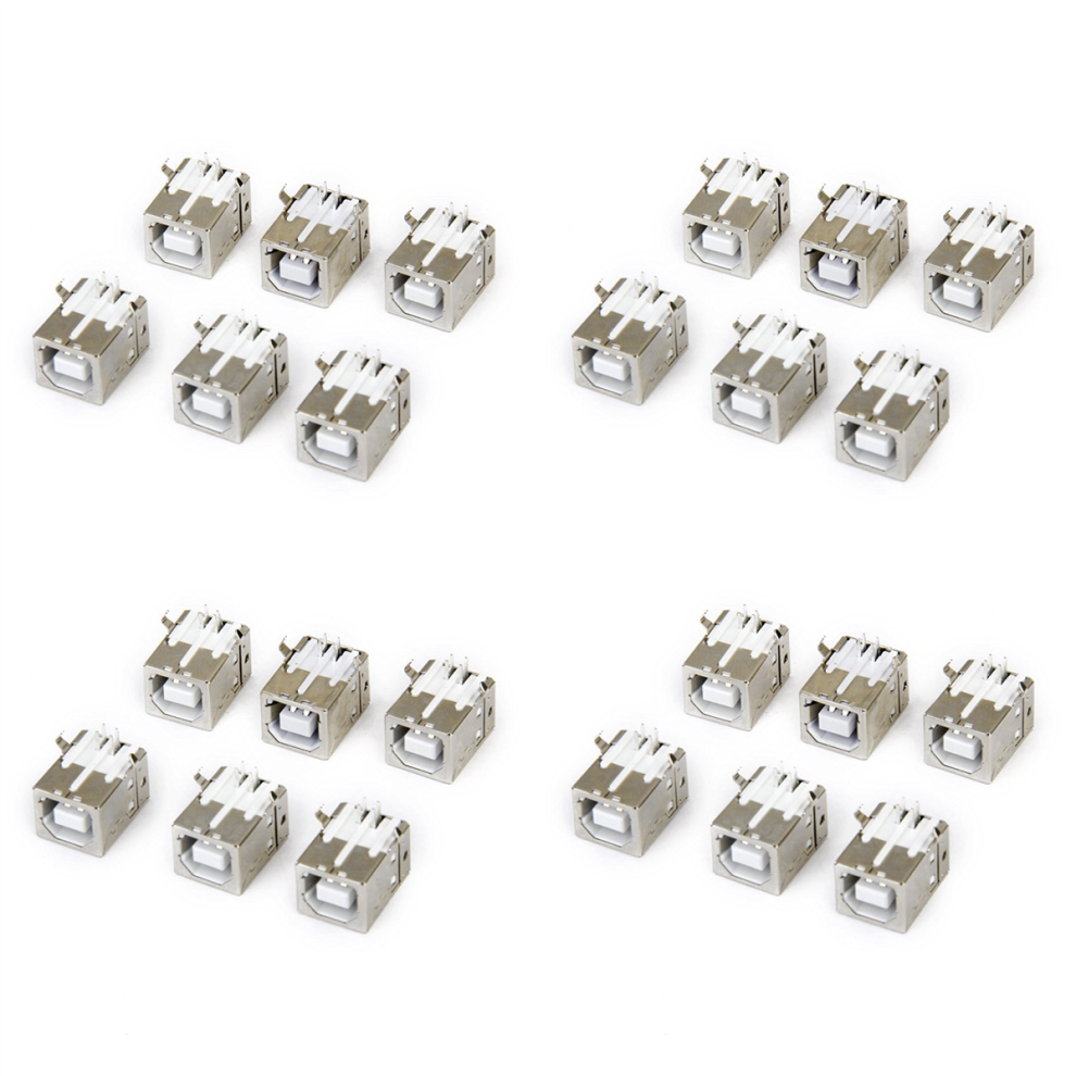 6Pcs Remplacement Prise Connecteur Usb Type B Angle Droit 4712751241538