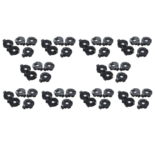 CR2016 2025 2032 Coin Cell Button Battery Holder Socket Black 5 Pcs