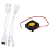 3,7V litiumbatterikapacitetsindikator 2S batteridisplaytestare 1