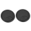 10Pcs Round Plastic Desk Cable Grommet Hole Cover 50mm Black 3