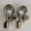 1 Pair Battery Terminals Connectors Clamps Copper Terminal Kit 17mm 7