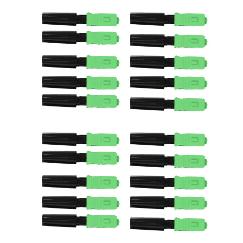 10pcs Ftth Embedded Quick Connector SC/ Fiber Optic Connector