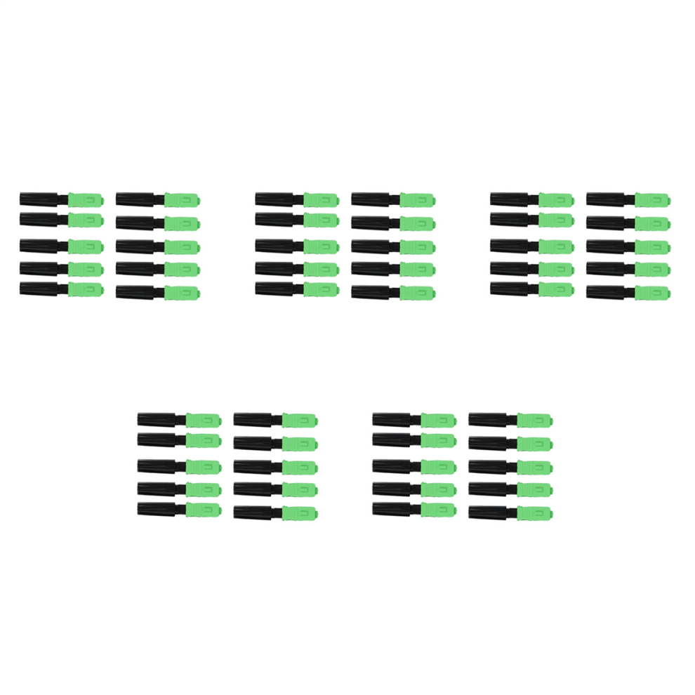 10Pcs Ftth Embedded Quick Connector Sc/ Fiber Optic Connector 4712751283088