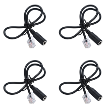 1PC Phone Adapter rj9 to 3.5 female Adapter Convertor Cable