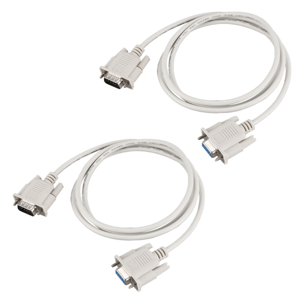 Rs232 Db9 9 Pin Male To Female Serial Port Cable 1. 4712751246236